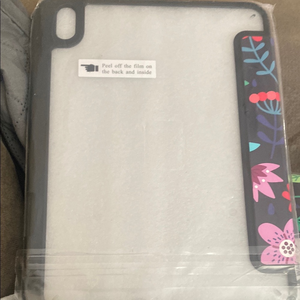 Floral Tablet Case with Black Border